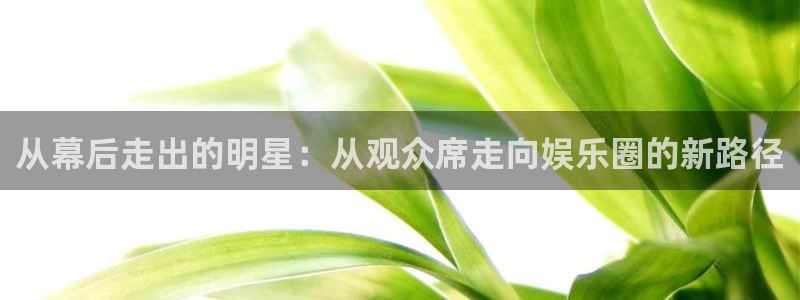 超凡国际下载app：从幕后走出的明星：从观众席走向娱乐圈的新路径